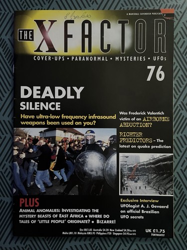 Vintage factor magazine - x,