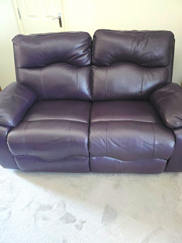 Purple leather 2 - purple, (aubergine)