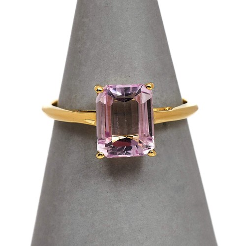 Pre owned 9ct gold - gold, rectangle