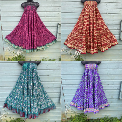 Recyled silk sari - silk,