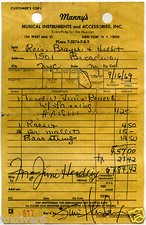 JIMI HENDRIX - Rare Signed