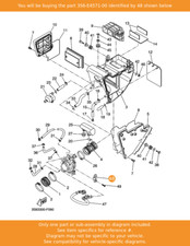 YAMAHA Bracket, Throttle