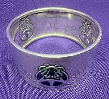 ARCHIBALD KNOX DESIGNED NAPKIN RING MADE BY WILLIAM HAIR HASELER FOR LIBERTY'S