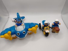 WOW Toys Police Airplane Push