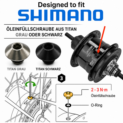 Shimano alfine titanium oil - alfine,