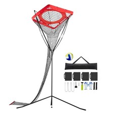 Volleyball Setter Training Equipment Trainer Net Angle Height Adjustable