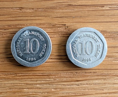 National transport tokens 1994 - national,