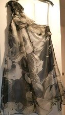 COAST Black & Silver Chiffon