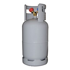 Mastercool 62010-EUGRN 12.5 kg Refrigerant Recovery Cylinder 1/4 Connections