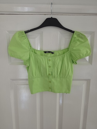 Zara puff sleeve - crop, top