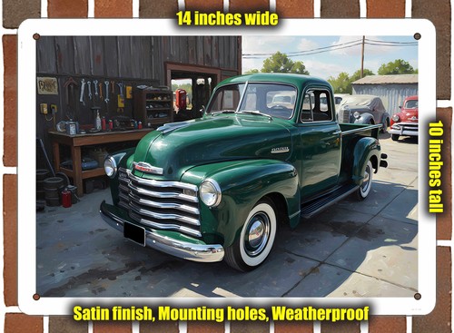 Metal sign 1948 chevrolet - sign,