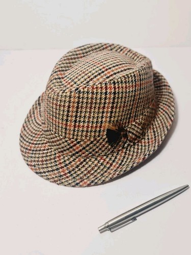 Wool trilby hat size 58 - wool,