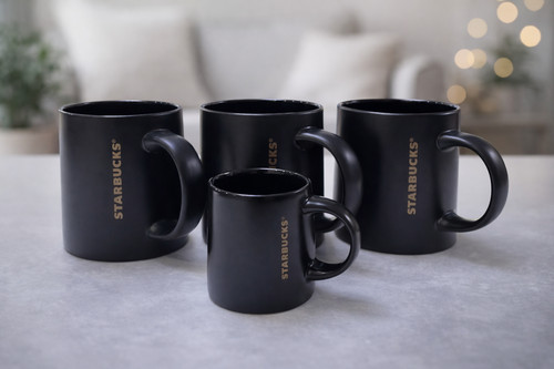 Starbucks black coffee mug - starbucks,