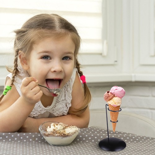 1pc ice cream cone - cream, holder