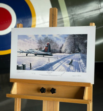 B-17 WWII 'Fortress at Rest' Limited Edition Fine Art Print by Richard Taylor