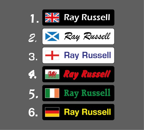 Personalised name stickers - 2,