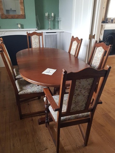 Old charm dining table - old,