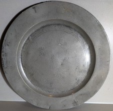 Pewter plate 9 1/4"