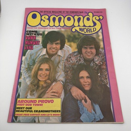 Osmonds world magazine - osmonds,