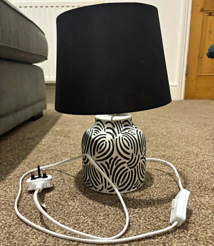 Black white abstract - black, ceramic