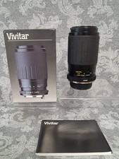 [MINT] BOXED Vivitar 70-210mm f/4.5-5.6 Macro Zoom Lens for Minolta M/MD Mount