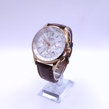 Men's Sekonda Chronograph Quartz Watch Model Rose Gold Tone WORKING NEW BATTERY