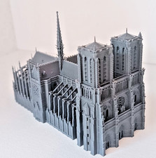 Exquisite Notre-Dame de Paris Cathedral 3D Printed Replica – Iconic Gothic Decor