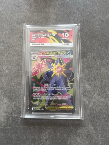 Mega starmie 102 ace gem - mega,