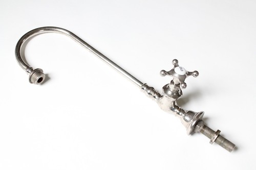 Antique gooseneck faucet vtg - faucet,