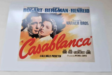  Casablanca Film Poster, 12 x