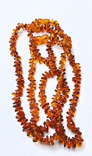 Genuine Baltic amber necklace small, length  32 cm
