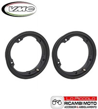 PAIR OF BLACK TUBELESS RIMS