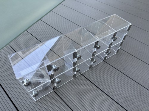 Clear lockable display - clear,