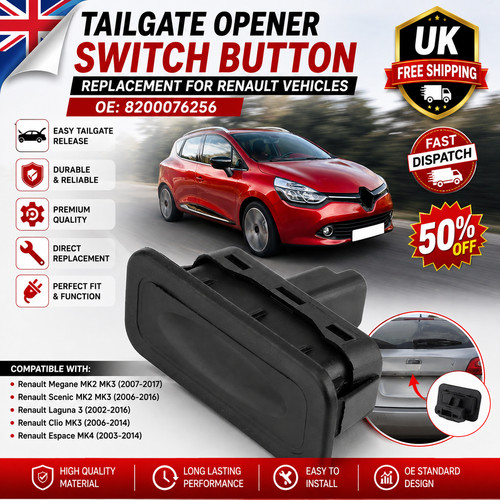 Tailgate boot release switch - tailgate,