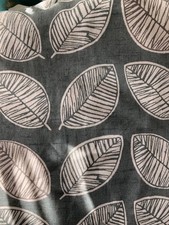 Duck egg blue leaf pattern