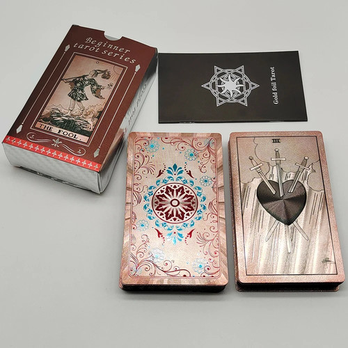 Gold foil traditional tarot - gold,