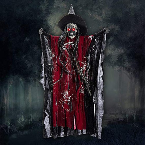 Voice activated hanging ghost - voice,
