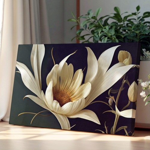 Enviable flower canvas wall - enviable,