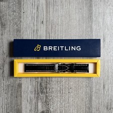 Breitling Alligator Leather Watch Strap & Folding Clasp | 22-20 | Brand New