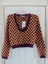 Zara Cropped Checkered