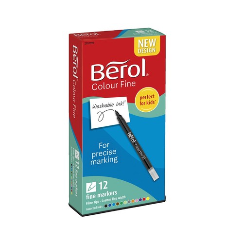 Pack berol pens fine - 12,