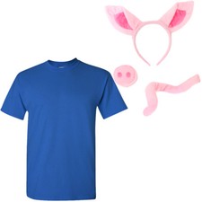 BLUE 3 LITTLE PIGS COSTUME
