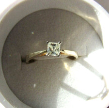 1/4 Carat Princess Cut Square