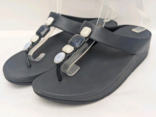 Fitflop fino jewelled toe - uk, 7