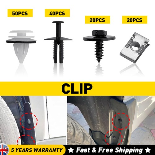 Undertray fixing clips screw - fixing,