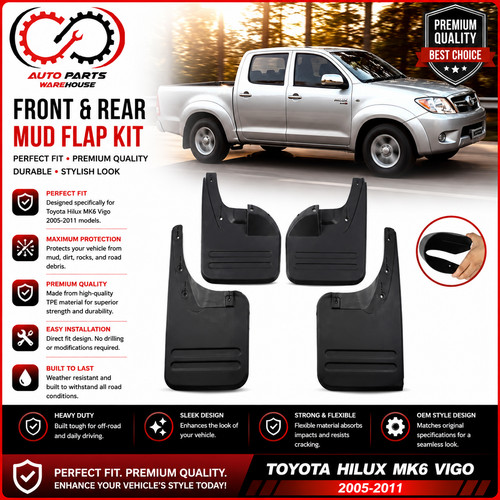 Front rear mud flap - &,