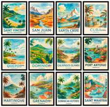 Vintage Iconic Cities Around