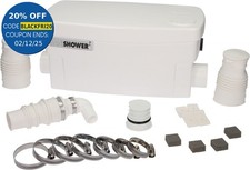 Saniflo Sanishower+ Sanitary Macerator Waste Disposal Pump 2 Inlets 250W 6043