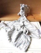 Hugs & Kisses Plush Zebra Baby Comforter Blankie Soft Toy First Steps BNWT 