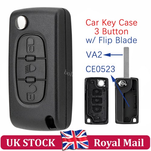 Button flip remote key - 3, fob